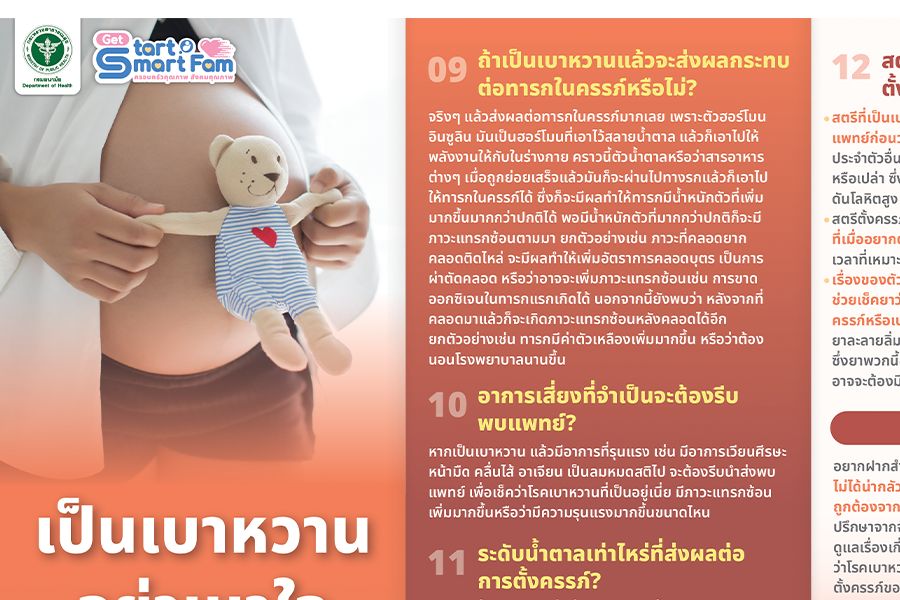 3 เป็นเบาหวานอย่าเบาใจเมื่อตั้งครรภ์